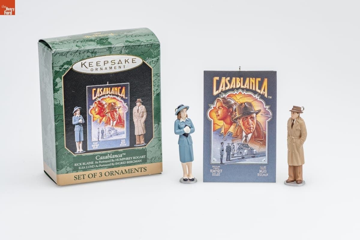 Hallmark "Casablanca" Miniature Christmas Ornaments, 1997