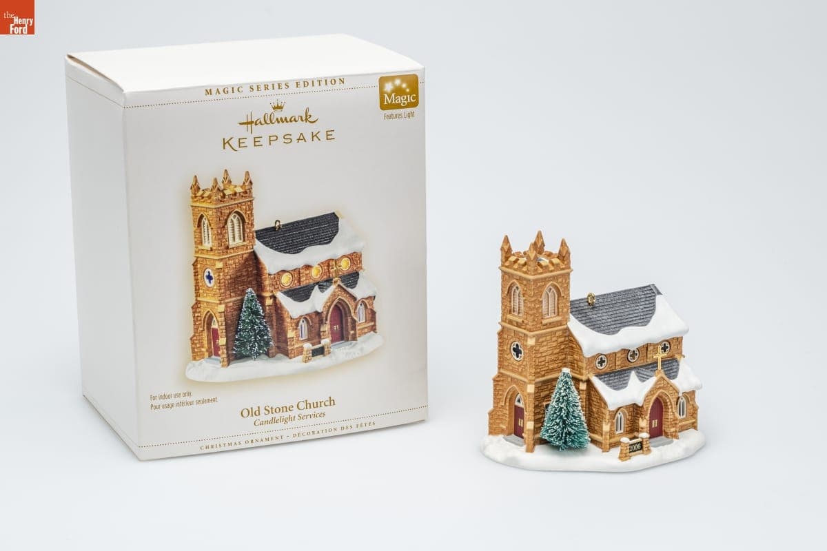 Hallmark "Candlelight Services Series: Old Stone Church" Christmas Ornament, 2006