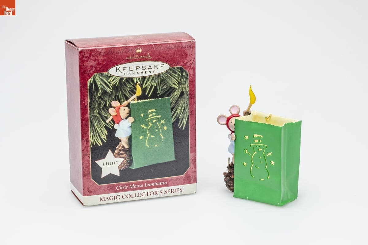 Hallmark "Chris Mouse Series: Luminaria" Christmas Ornament, 1997