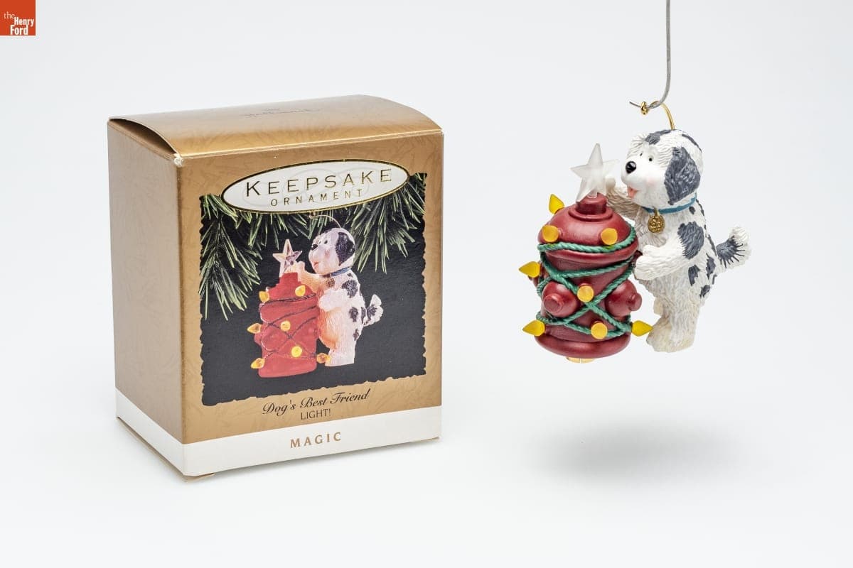 Hallmark "Dog's Best Friend" Christmas Ornament, 1993