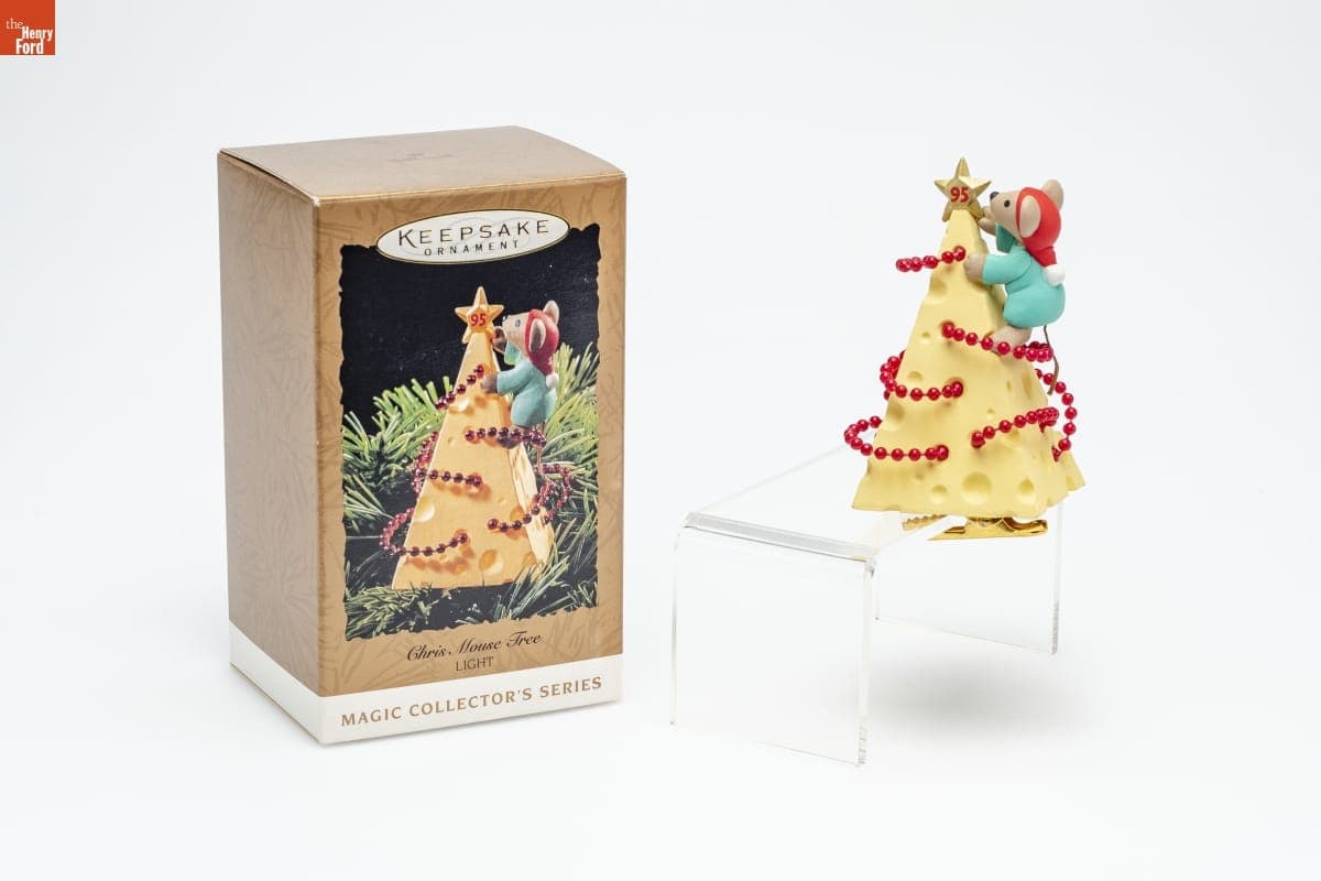 Hallmark "Chris Mouse Series: Tree" Christmas Ornament, 1995