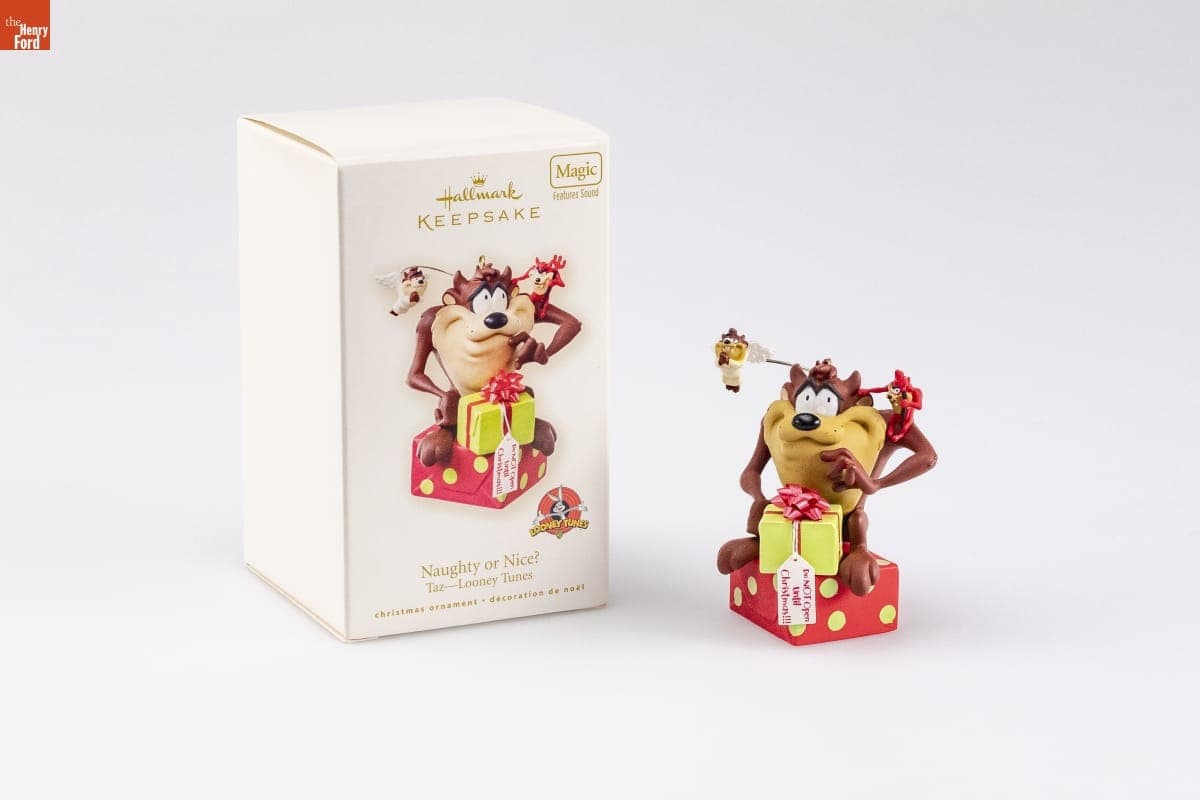 Hallmark "Looney Tunes Taz: Naughty or Nice?" Christmas Ornament, 2008