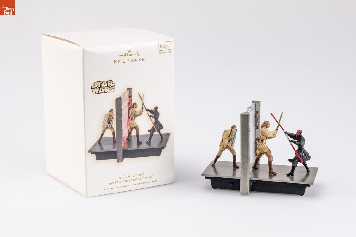 Hallmark "Star Wars The Phantom Menace: A Deadly Duel" Christmas Ornament, 2009