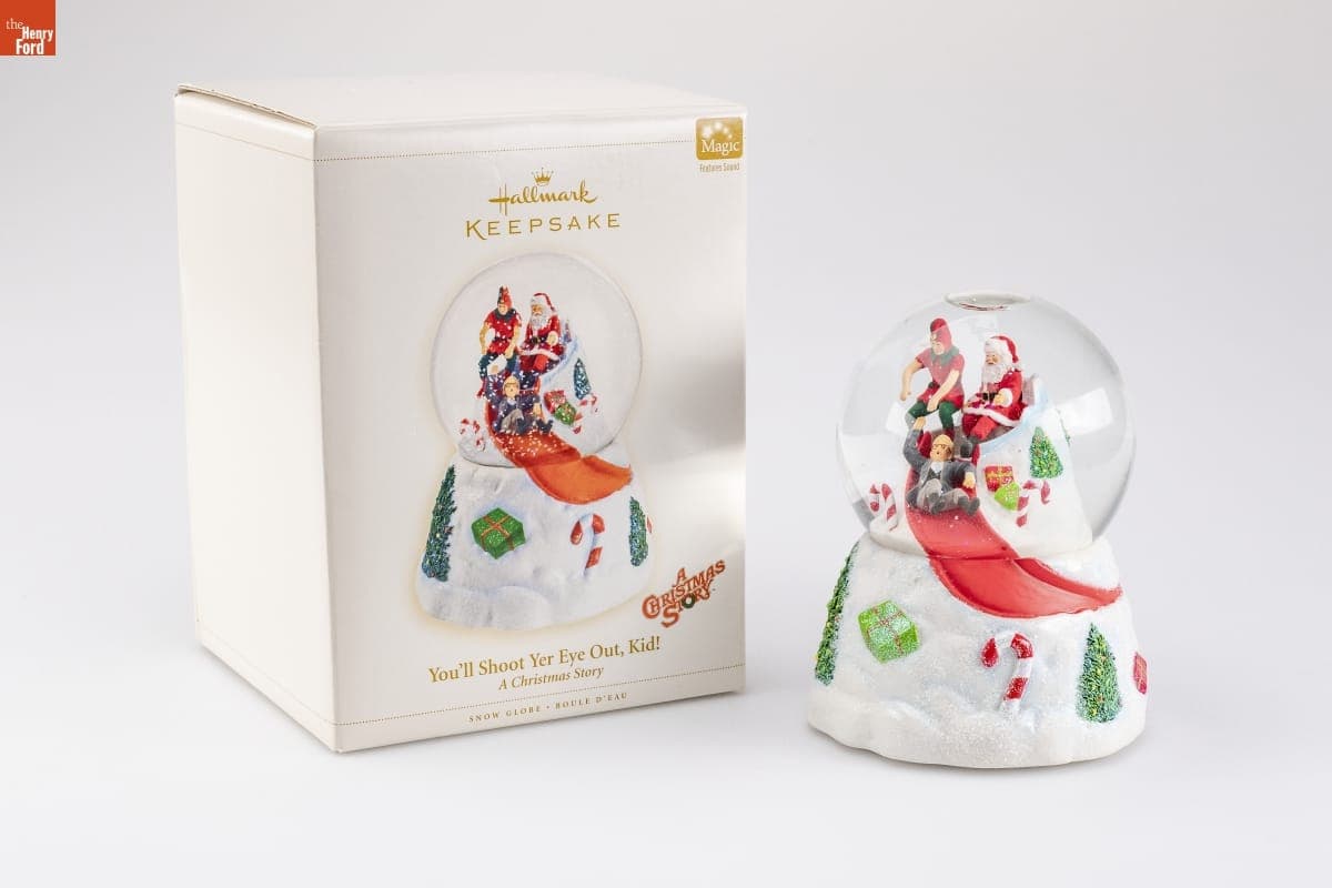 Hallmark "A Christmas Story: You'll Shoot Yer Eye Out, Kid!" Christmas Snow Globe, 2006