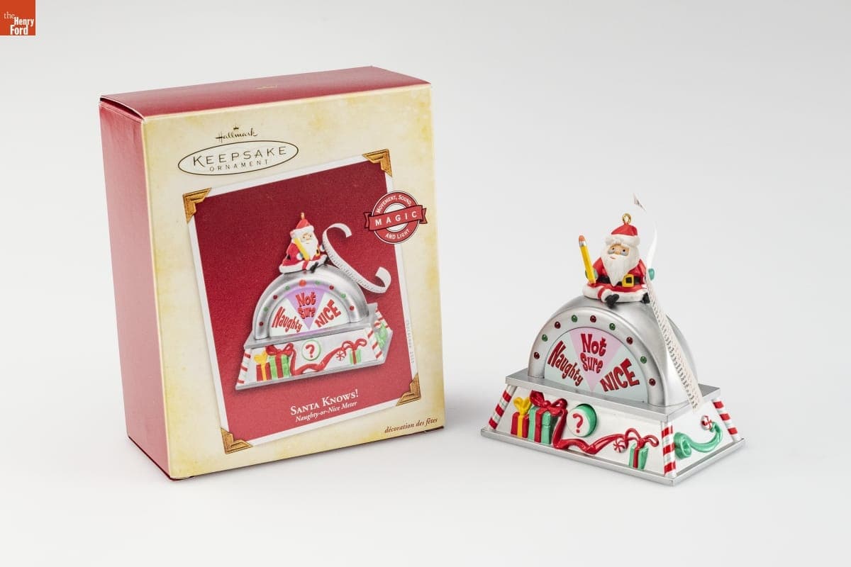 Hallmark "Naughty-or-Nice Meter: Santa Knows!" Christmas Ornament, 2005