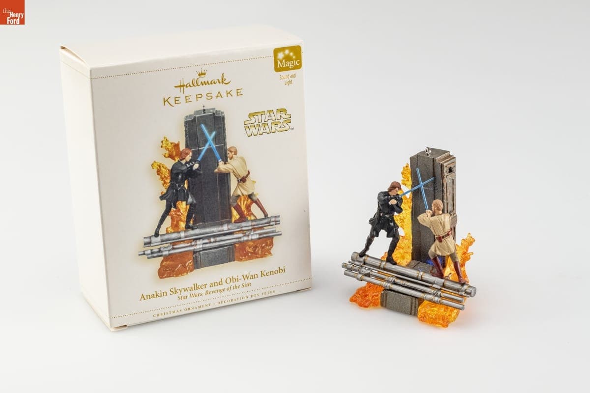 Hallmark "Star Wars Revenge of the Sith: Anakin Skywalker and Obi-Wan Kenobi" Christmas Ornament, 2006