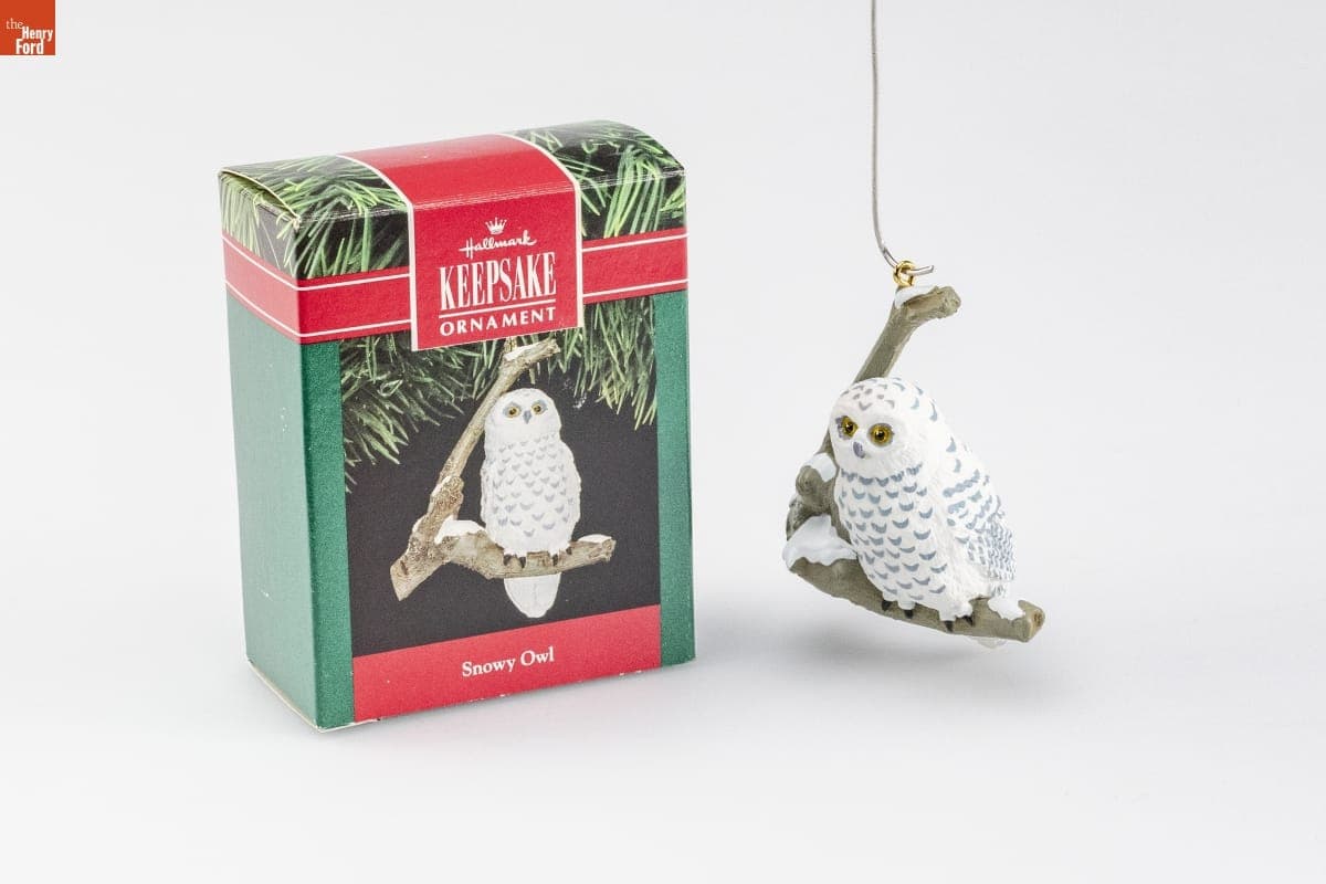 Hallmark "Snowy Owl" Christmas Ornament, 1991