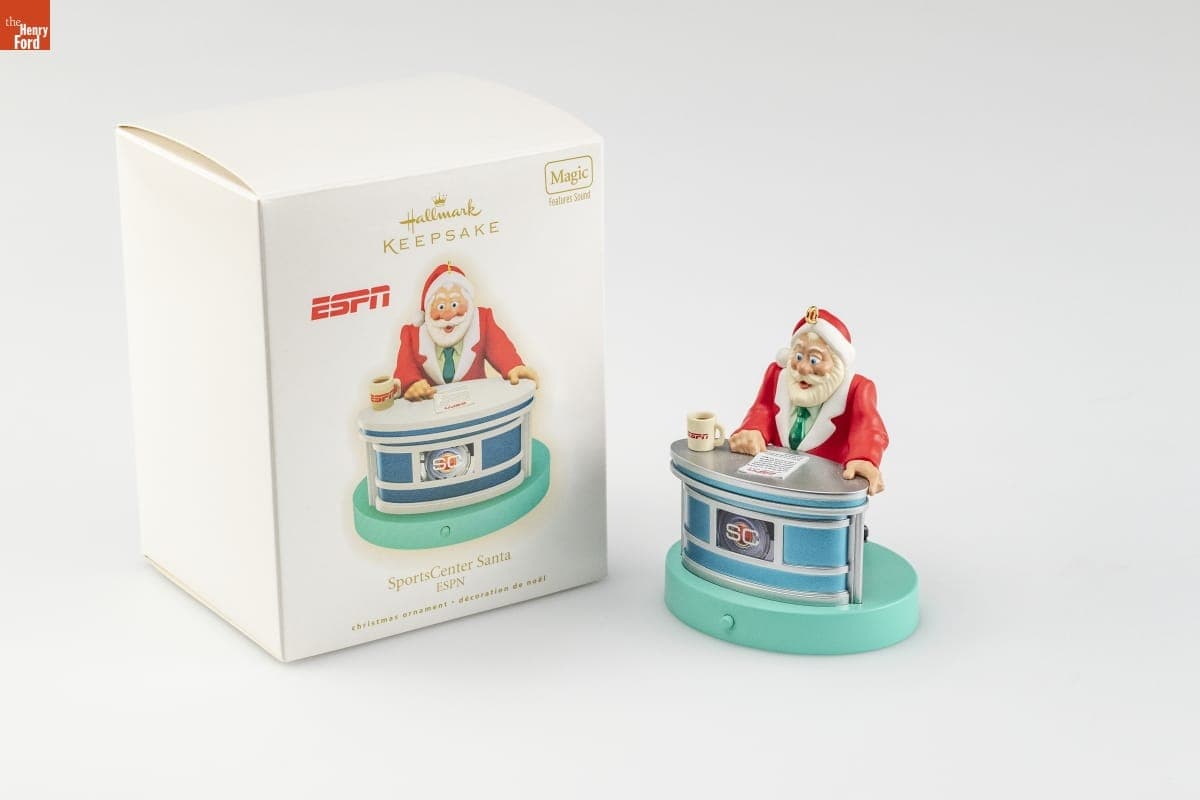 Hallmark "ESPN: Sportscenter Santa" Christmas Ornament, 2009