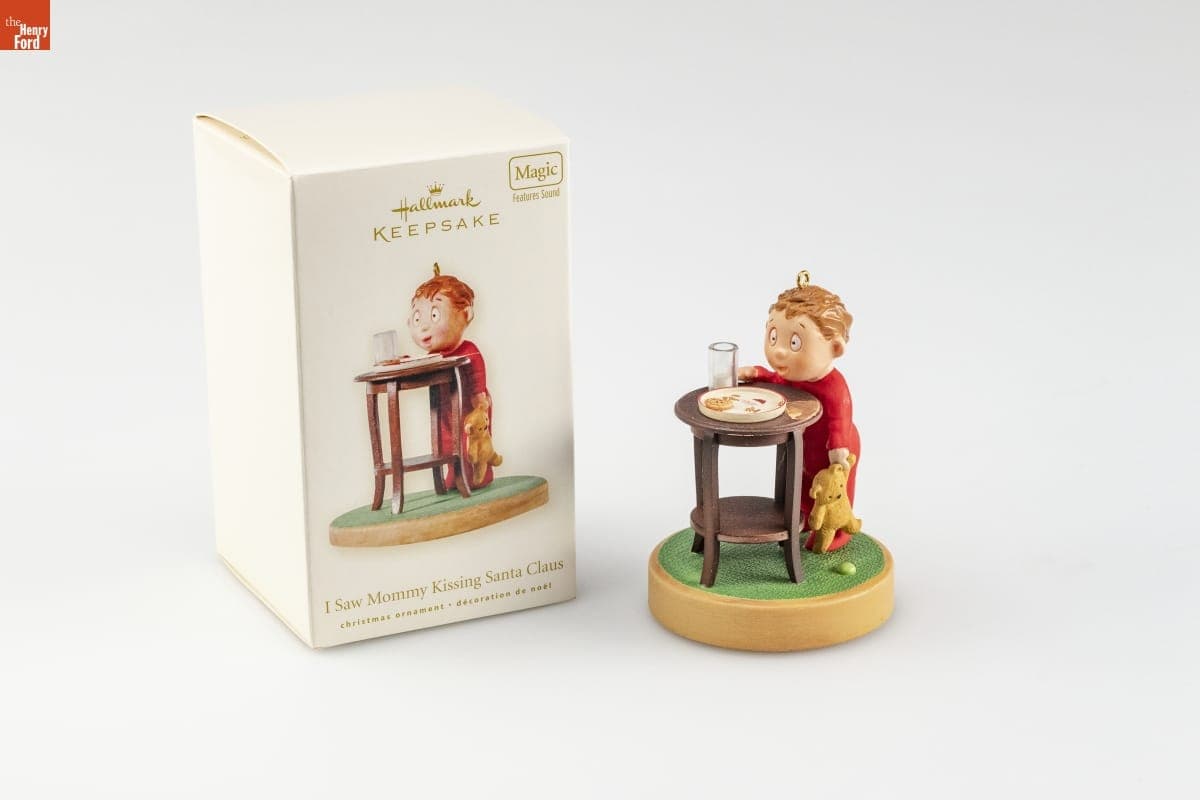 Hallmark "I Saw Mommy Kissing Santa Claus" Christmas Ornament, 2008