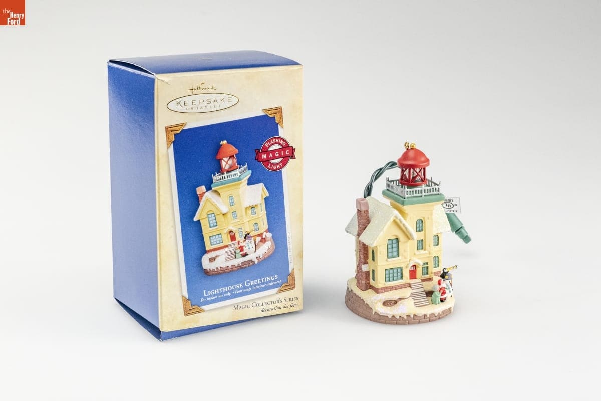 Hallmark "Lighthouse Greetings Series" Christmas Ornament, 2004