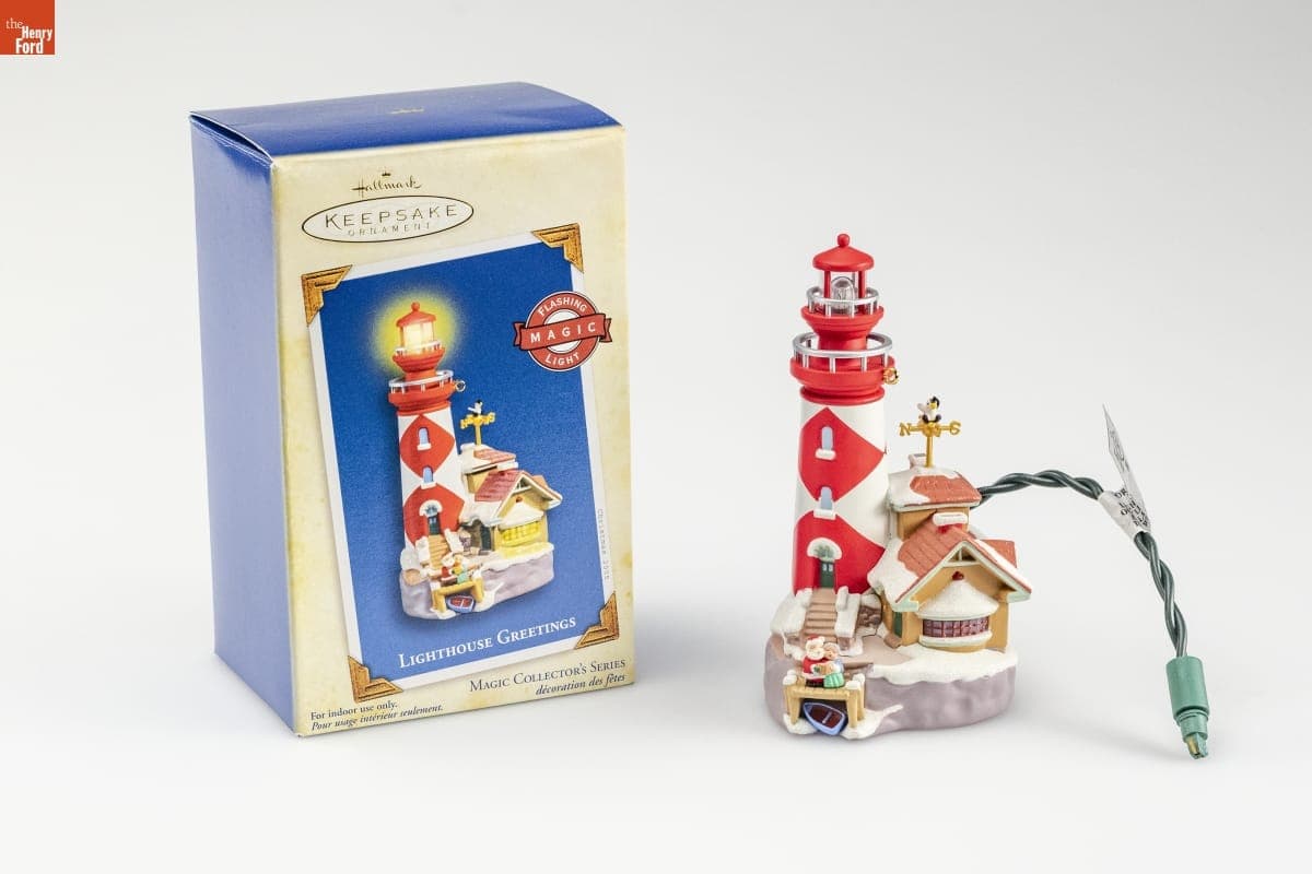 Hallmark "Lighthouse Greetings Series" Christmas Ornament, 2005