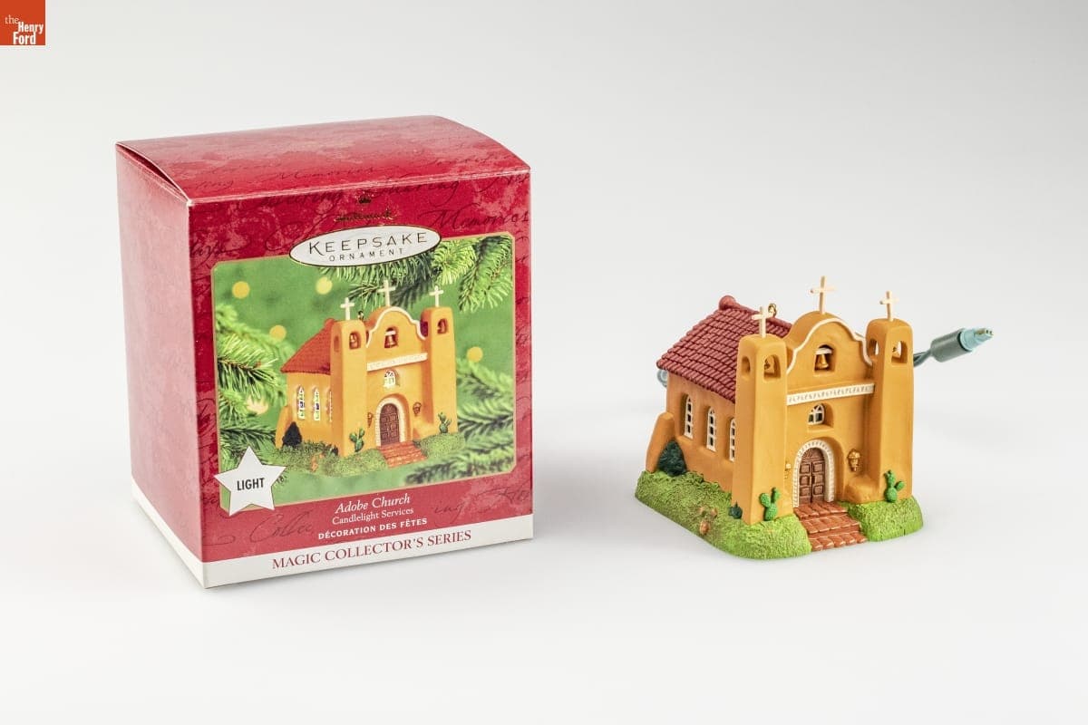 Hallmark "Candlelight Services Series: Adobe Church" Christmas Ornament, 2000
