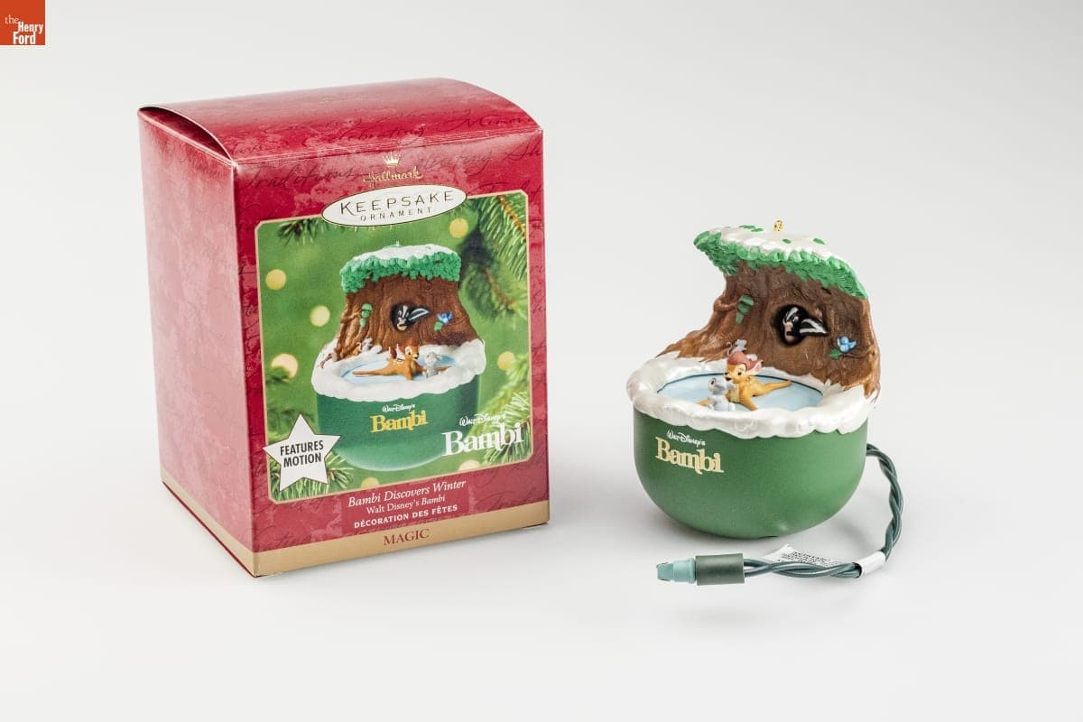 Hallmark "Walt Disney's Bambi: Bambi Discovers Winter" Christmas Ornament, 2001