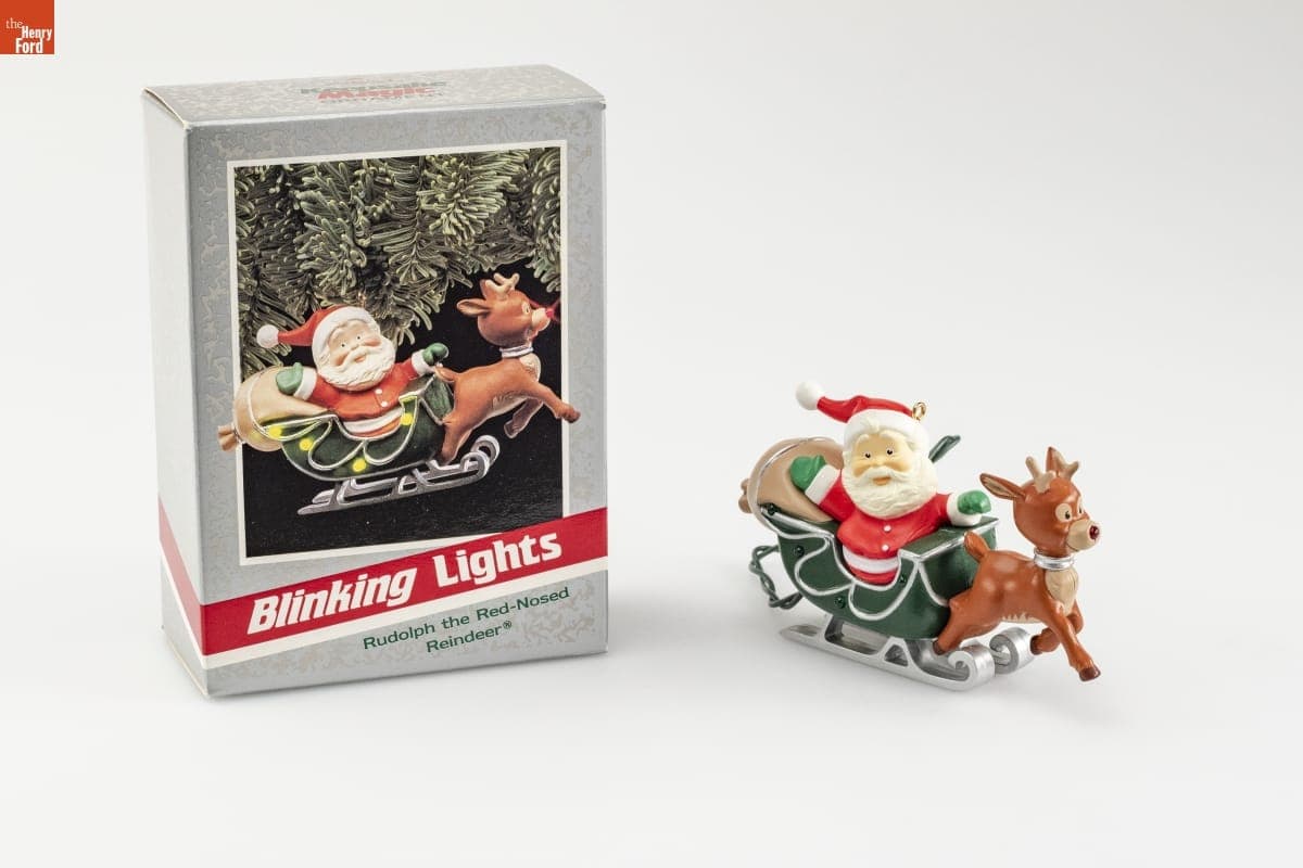 Hallmark "Rudolph the Red-Nosed Reindeer" Christmas Ornament, 1989