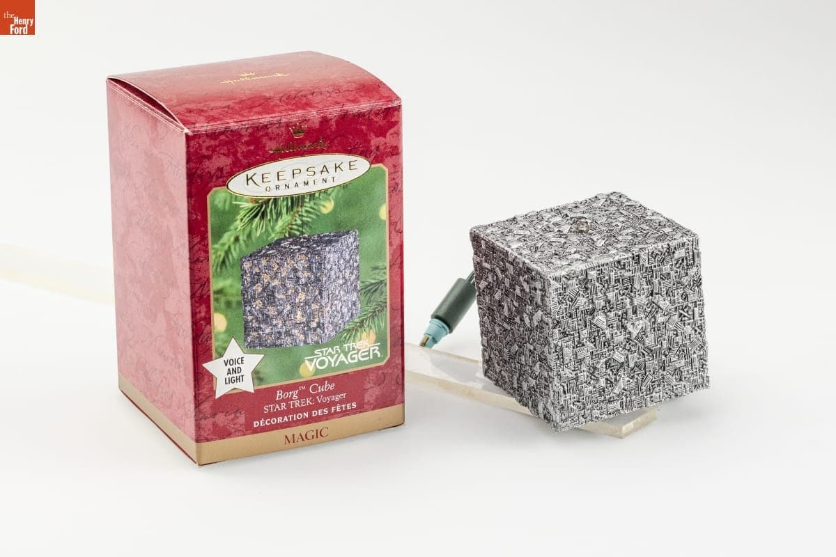 Hallmark "Star Trek Voyager: Borg Cube" Christmas Ornament, 2000