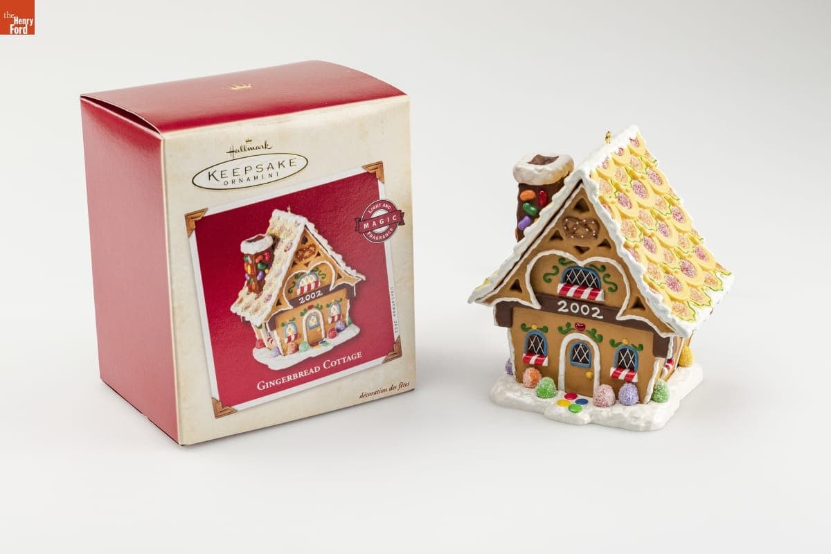 Hallmark "Gingerbread Cottage" Christmas Ornament, 2002