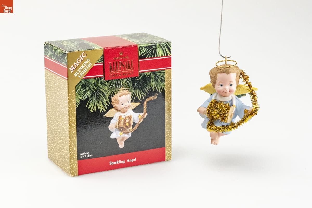 Hallmark "Sparkling Angel" Christmas Ornament, 1991