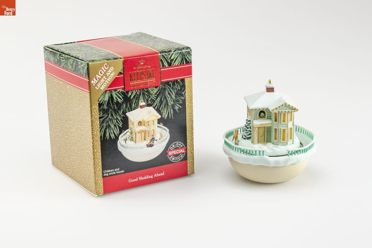 Hallmark "Good Sledding Ahead" Christmas Ornament, 1992