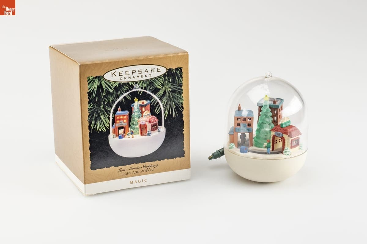Hallmark "Last-Minute Shopping" Christmas Ornament, 1993