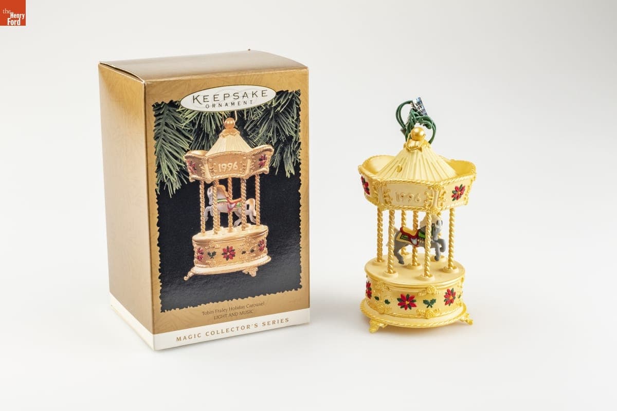 Hallmark "Tobin Fraley Holiday Carousel Series" Christmas Ornament, 1996