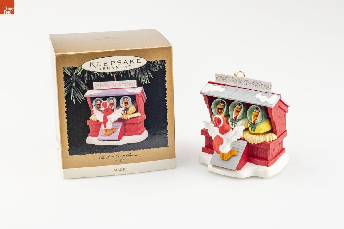 Hallmark "Chicken Coop Chorus" Christmas Ornament, 1996