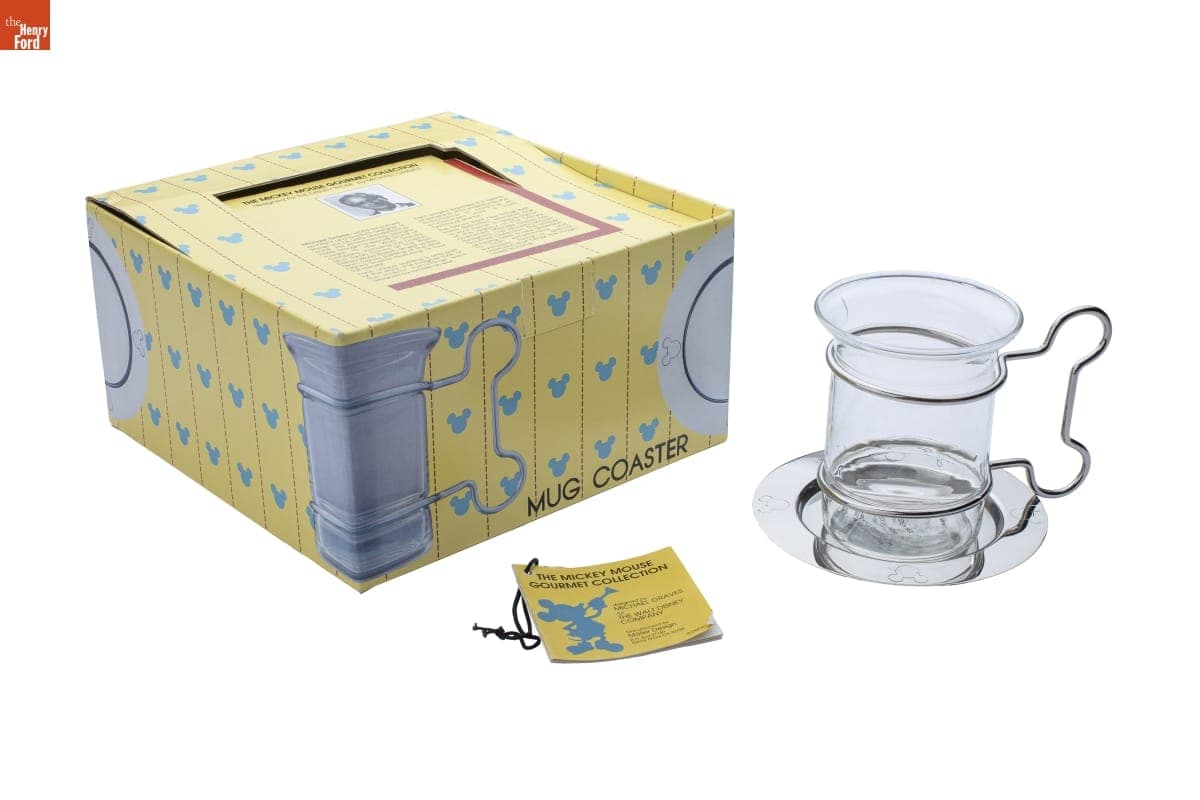 Mickey Mouse Gourmet Collection Mug and Coaster Set, 1993