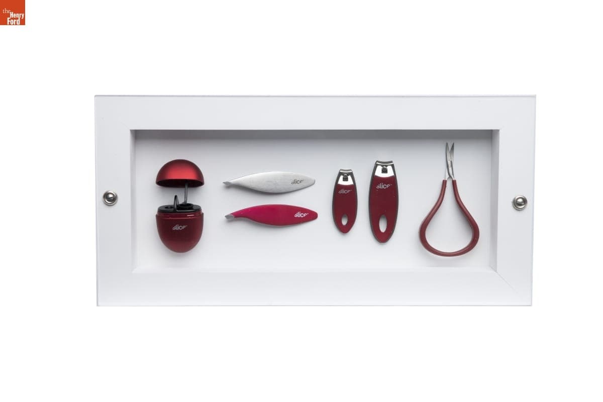 Display Case Containing Personal Grooming Items, 2010