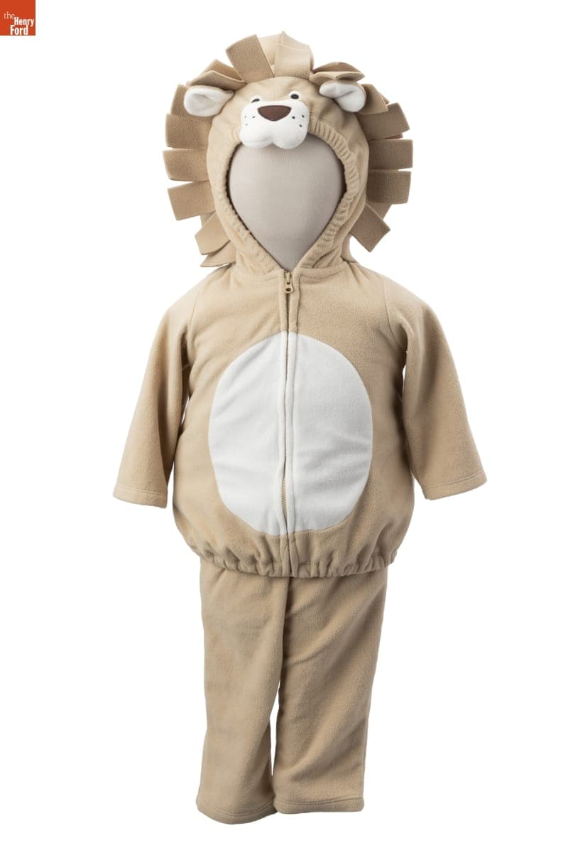 Lion Halloween Costume, Worn by Simon Morland, 2020