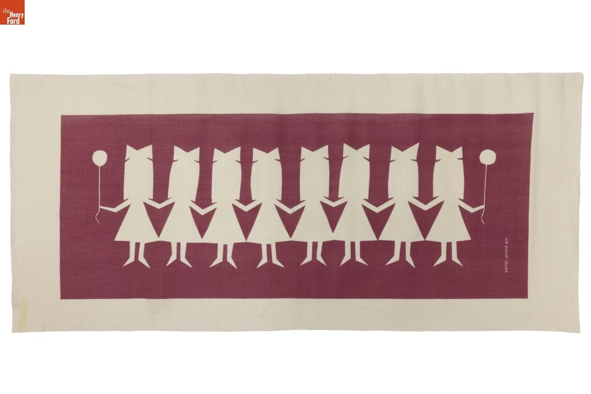 Environmental Enrichment Panel, "Paper Dolls," Designed by Alexander Girard for Herman Miller, 1972