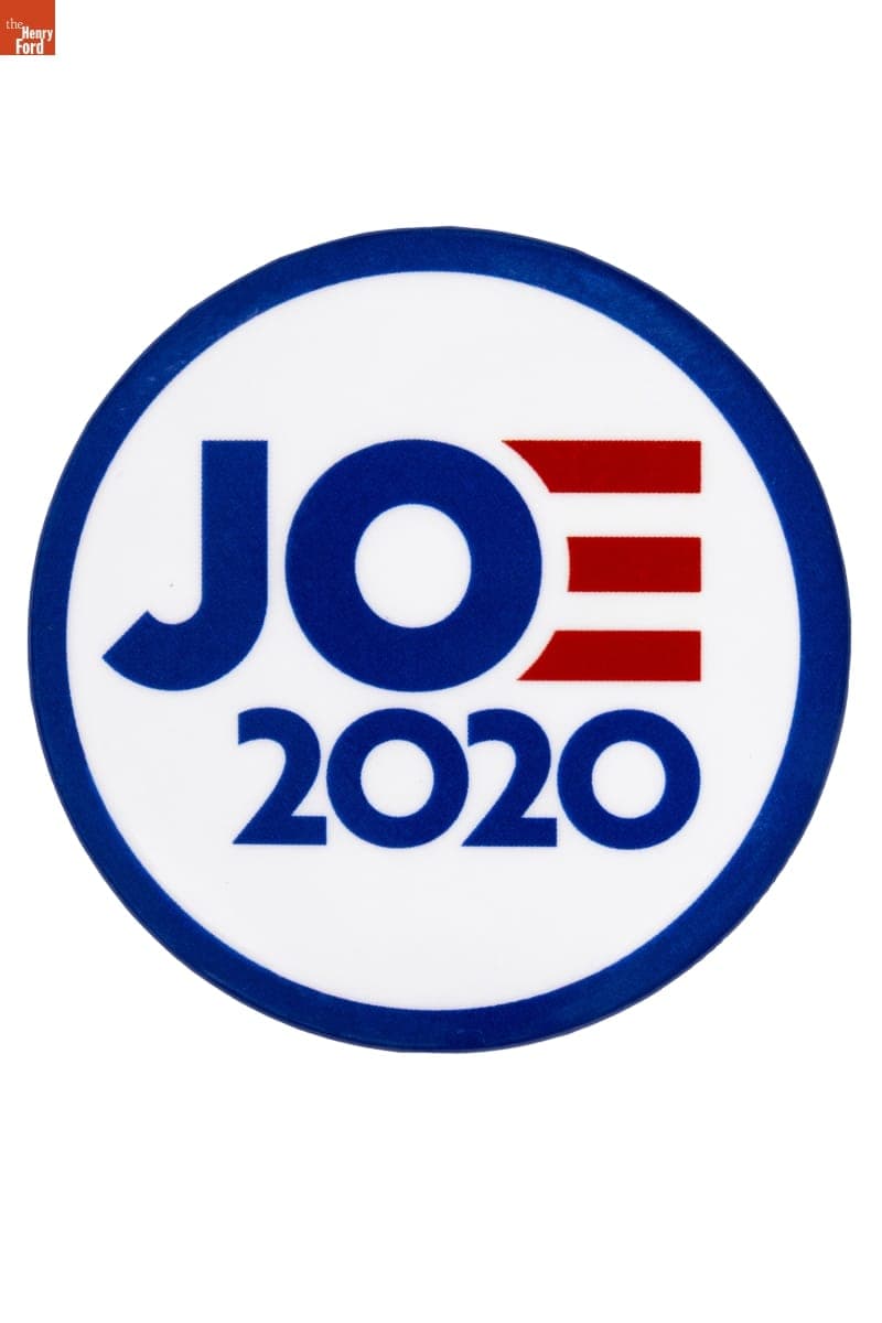 Campaign Button, Presented at 2020 Democratic National Convention, August 2020