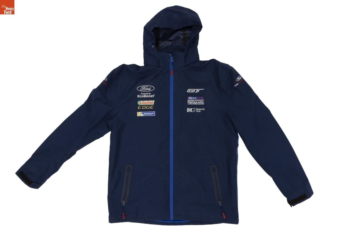 "Ford Performance" Raincoat, Issued to Kevin Kennedy for 24 Hours of Le Mans, 2016