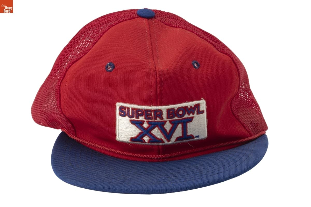"Super Bowl XVI" Baseball Cap, Worn by Joseph Wright, 1982