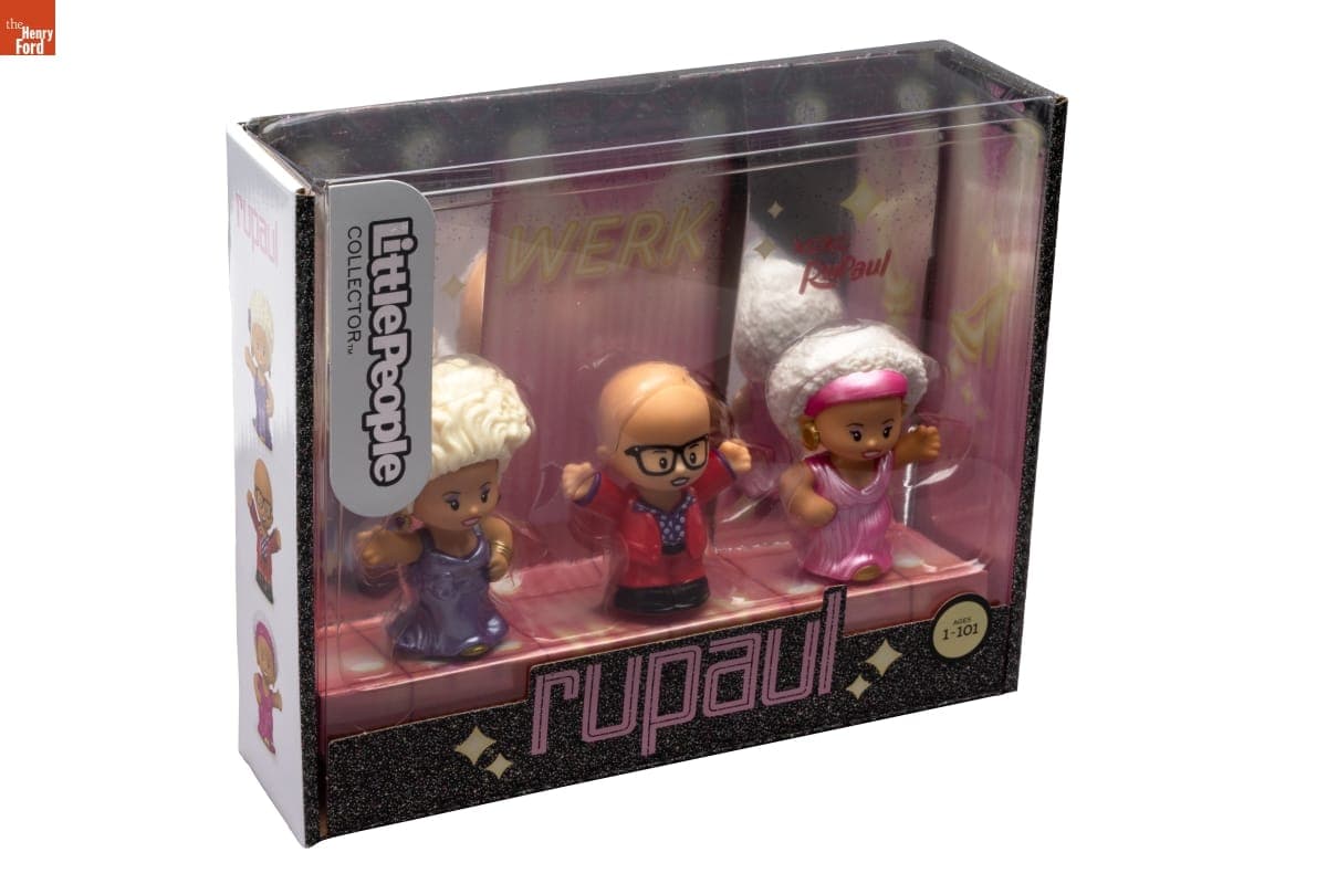 Fisher Price "Little People Collector: RuPaul" Toy Figure Set, 2022-2023