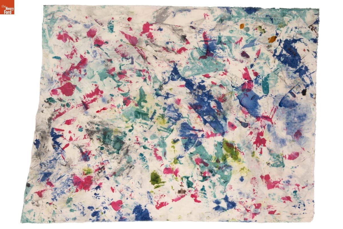 Cleaning Cloth Used in Harwood Steiger Studio