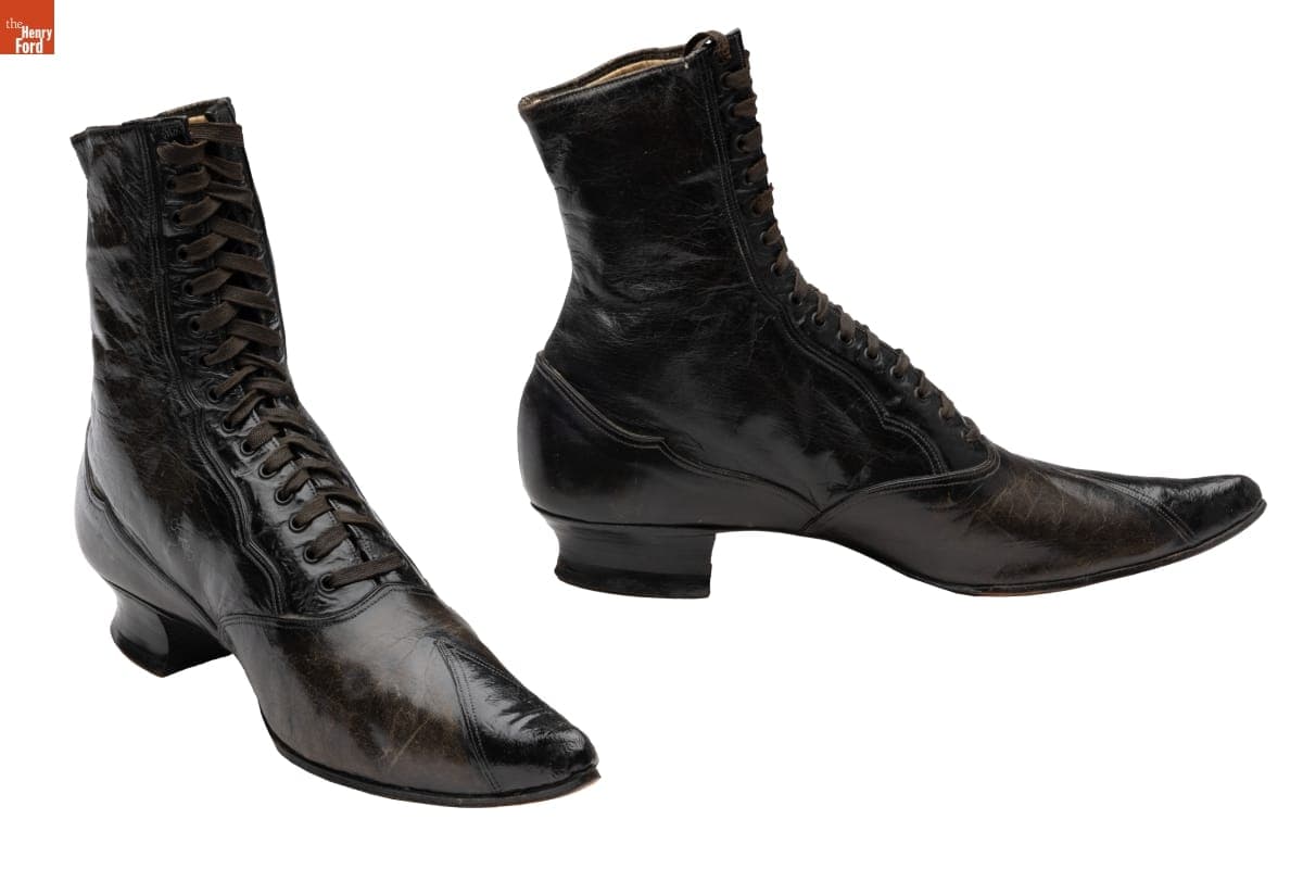 Ladies' Shoes, circa 1895