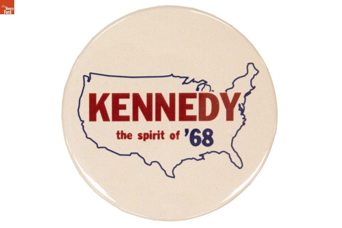 "Kennedy the spirit of "68" Button, 2024