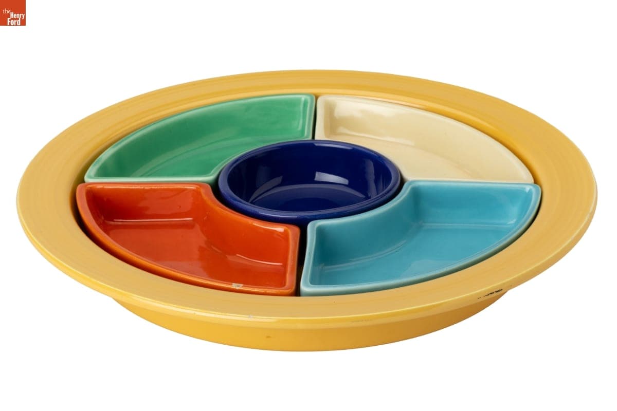 Fiesta Ware Relish Tray, 1937-1943