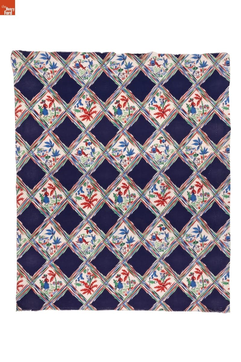 Printed Grain Sack, 1945-1952