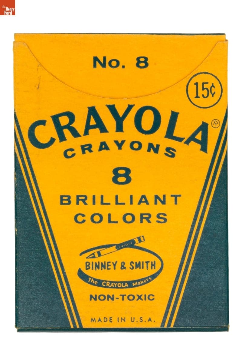 Box of Crayola Crayons, 1960-1965