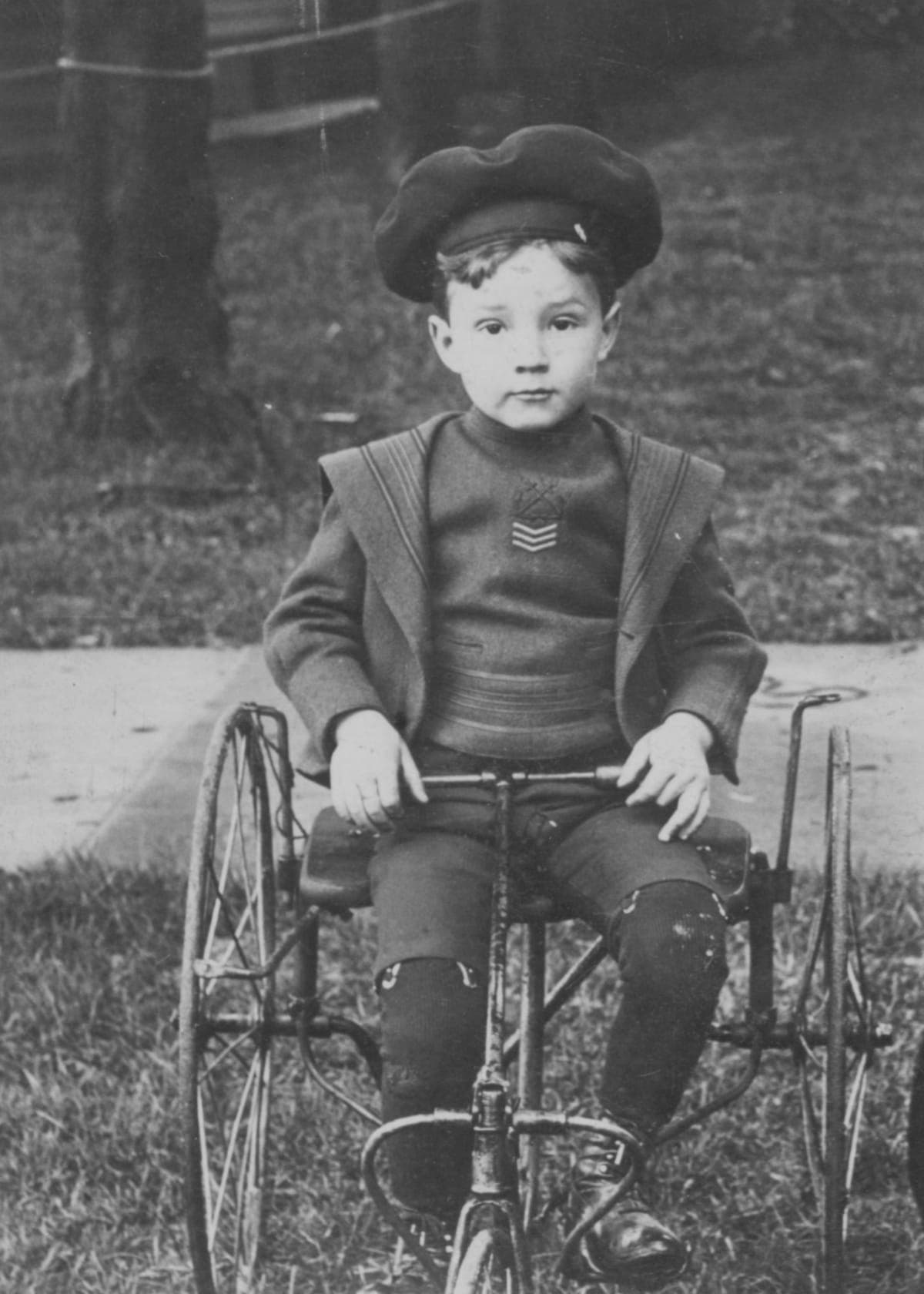 Edsel Ford on Tricycle, 1898