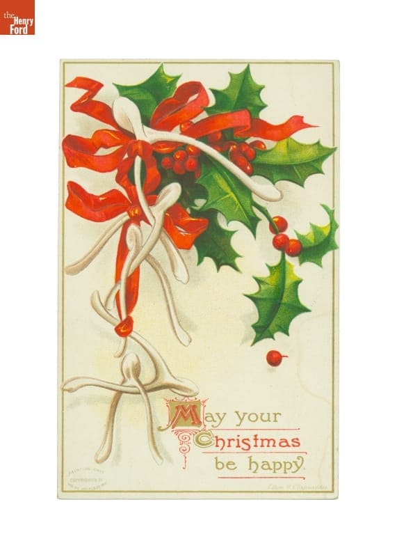 "May your Christmas be happy," 1908