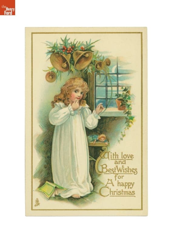 "With love and Best Wishes for A happy Christmas," circa 1910