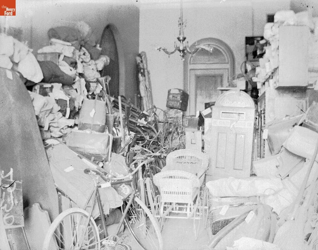 Police Property Clerks, Store Room, 1890-1915