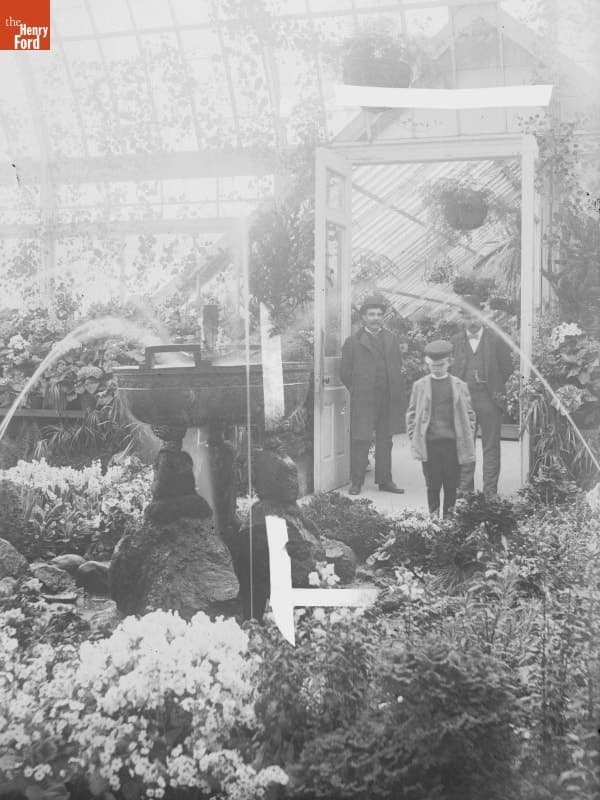 Well in Conservatory at Prospect Park, 1890-1915