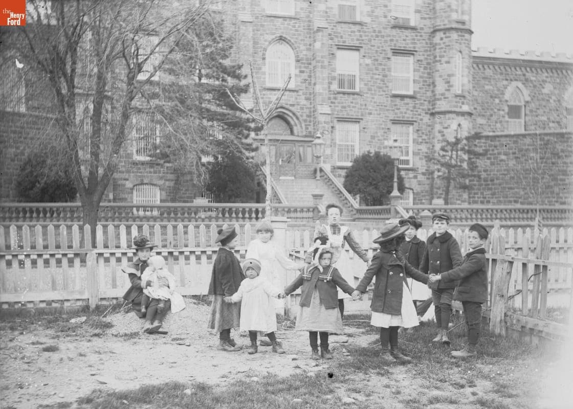 Penitentiary, Children on Hill, 1890-1915