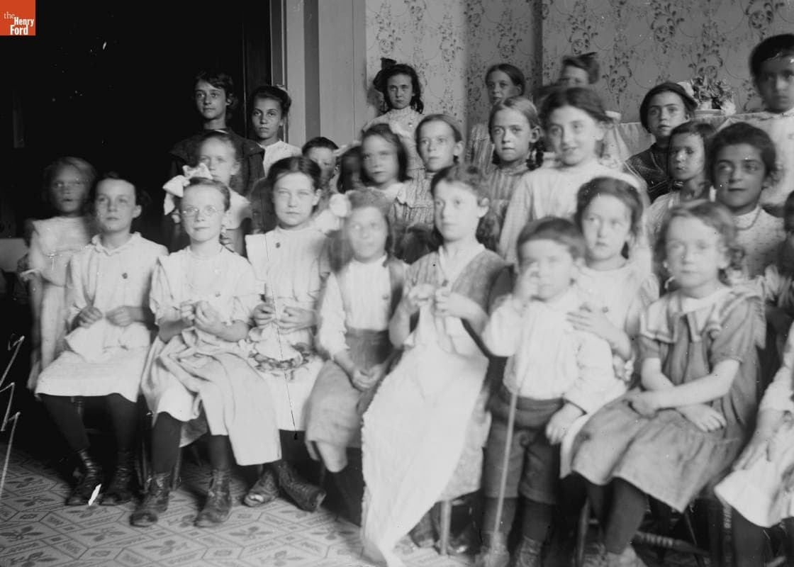 Mothers, Sewing Class, circa 1900