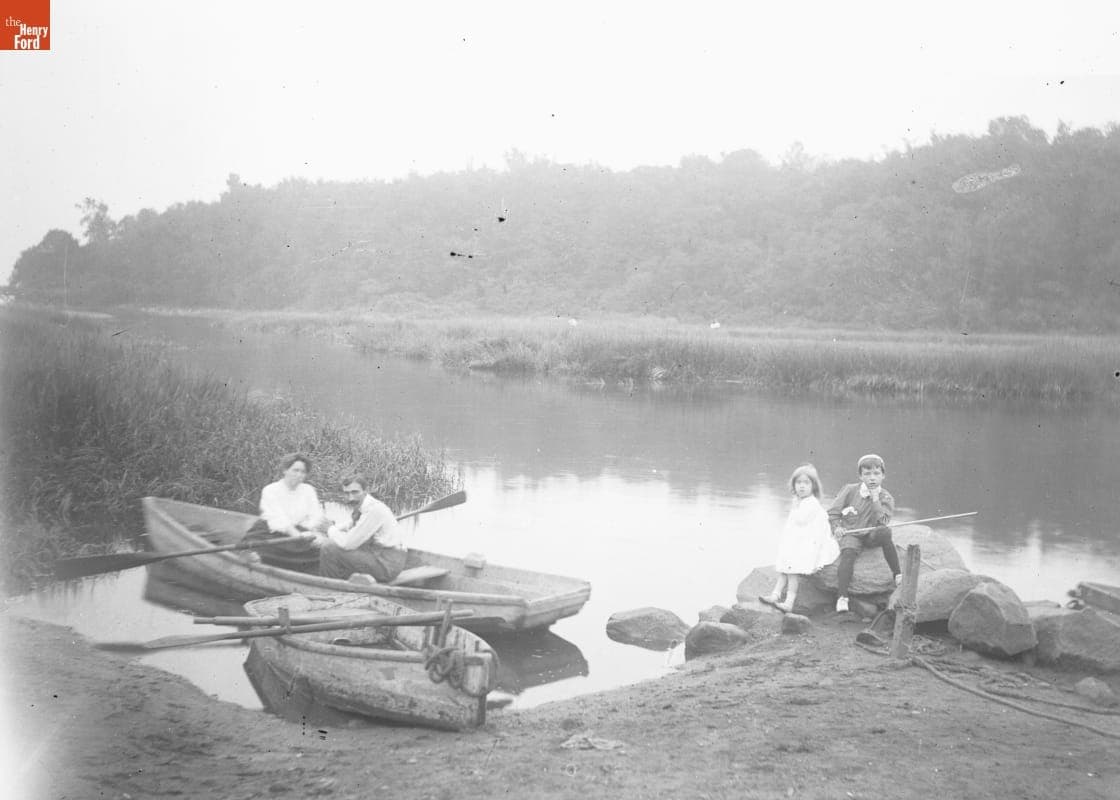 North Beach, Children on Boat, 1890-1915