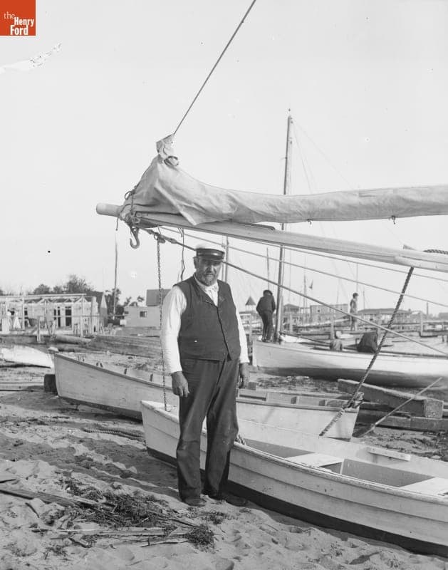 The Captain and His Sheep, Unionville, 1890-1915