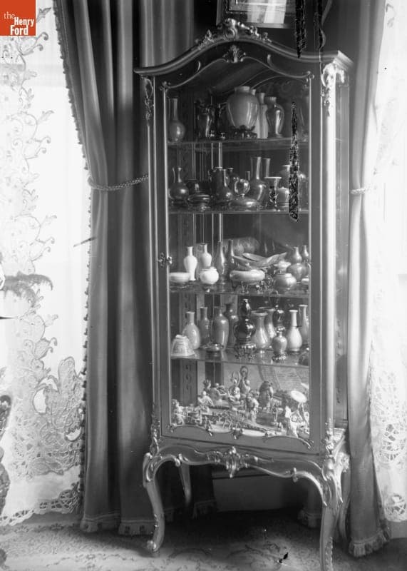 Antique Ivories in Cabinet (Desilver Collection), 1890-1915