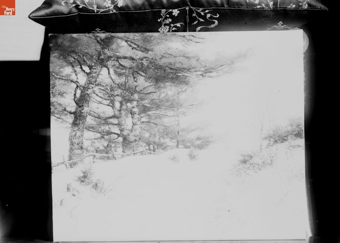 Painting, "Blue" Snow Lane in June (Mr. Decker), 1890-1915